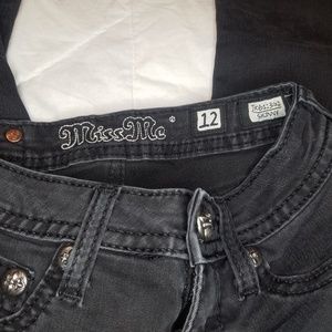 Miss Me Bottoms - Black Miss Me skinny jeans Miss Me Bottoms - Black Miss Me skinny jeans